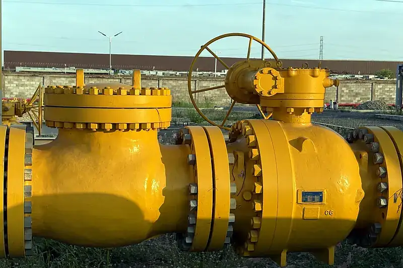 L&T valve assemblies at the Cai Mep – Phu My gas distribution station