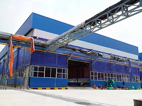 Fresh-air supply system for a factory
